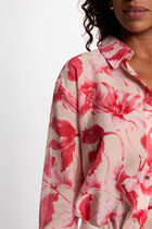 Shirt with a notched collar multicolor women