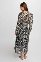 Printed maxi dress multicolored women
