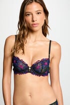 Soutien-gorge à armatures noir femme