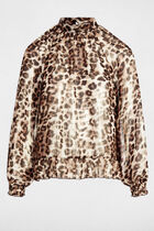 3/4-length sleeved blouse multicolor women