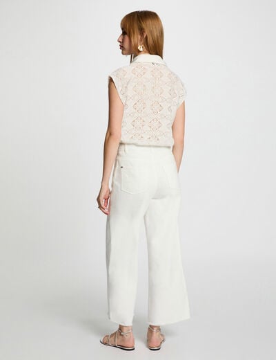 Short-sleeved t-shirt white women