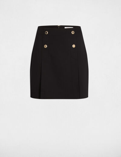 Fitted short skirt black women