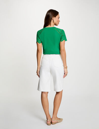Short-sleeved t-shirt meadow green women