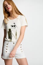 T-shirt with message white women