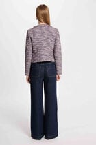 Short tweed blazer multicolor women