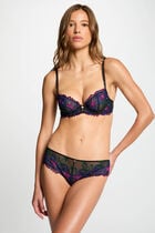 Soutien-gorge à armatures noir femme
