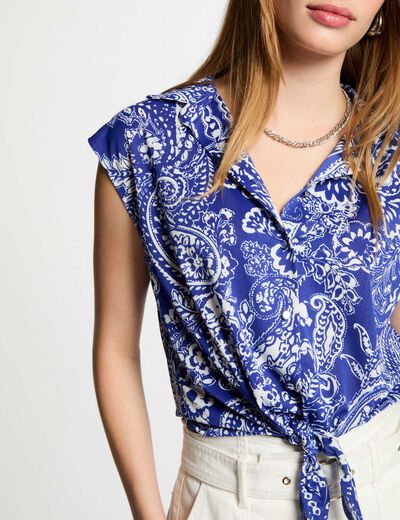 Short-sleeved shirt multicolor women
