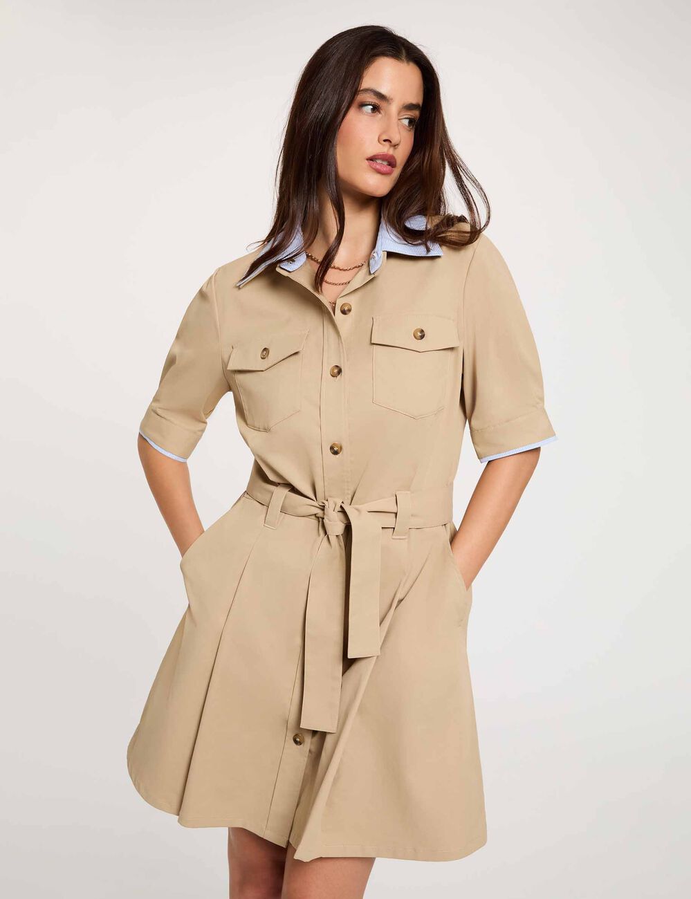 beige women