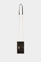 Spangles crossbody phone bag black women