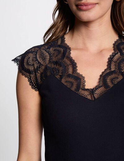 short sleeved t shirt navy blue women Short-sleeved t-shirt navy blue women