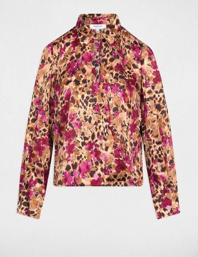 Fitted wrap shirt multicolor women