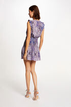 A-line skirt with paisley print multicolored women