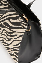 Shopper bag leopard print ivory women