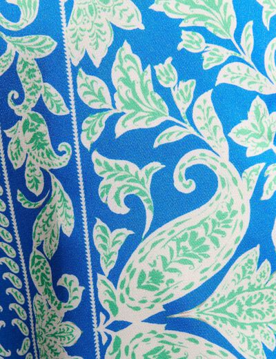 Printed wide-leg trousers multicolor women