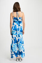 Printed maxi straight dress multicolor women