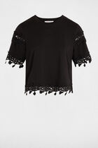 Short-sleeved t-shirt black women