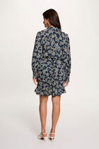 Flowy short dress multicolor women