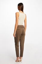 Vest top with wide straps and chains ivory women