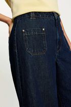 High-waisted shorts blue women