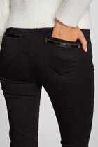 Slim standard-waisted trousers black women