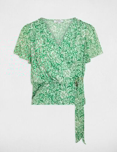 Short-sleeved t-shirt green women
