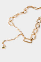 Ceinture chaîne jaune or femme