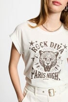 T-shirt with message white women