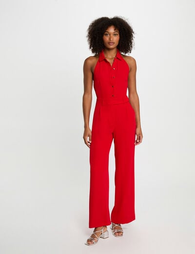 Jumpsuit red women