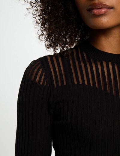 Long-sleeved jumper black women