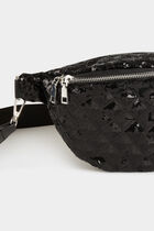 Sling bag with sequins black women