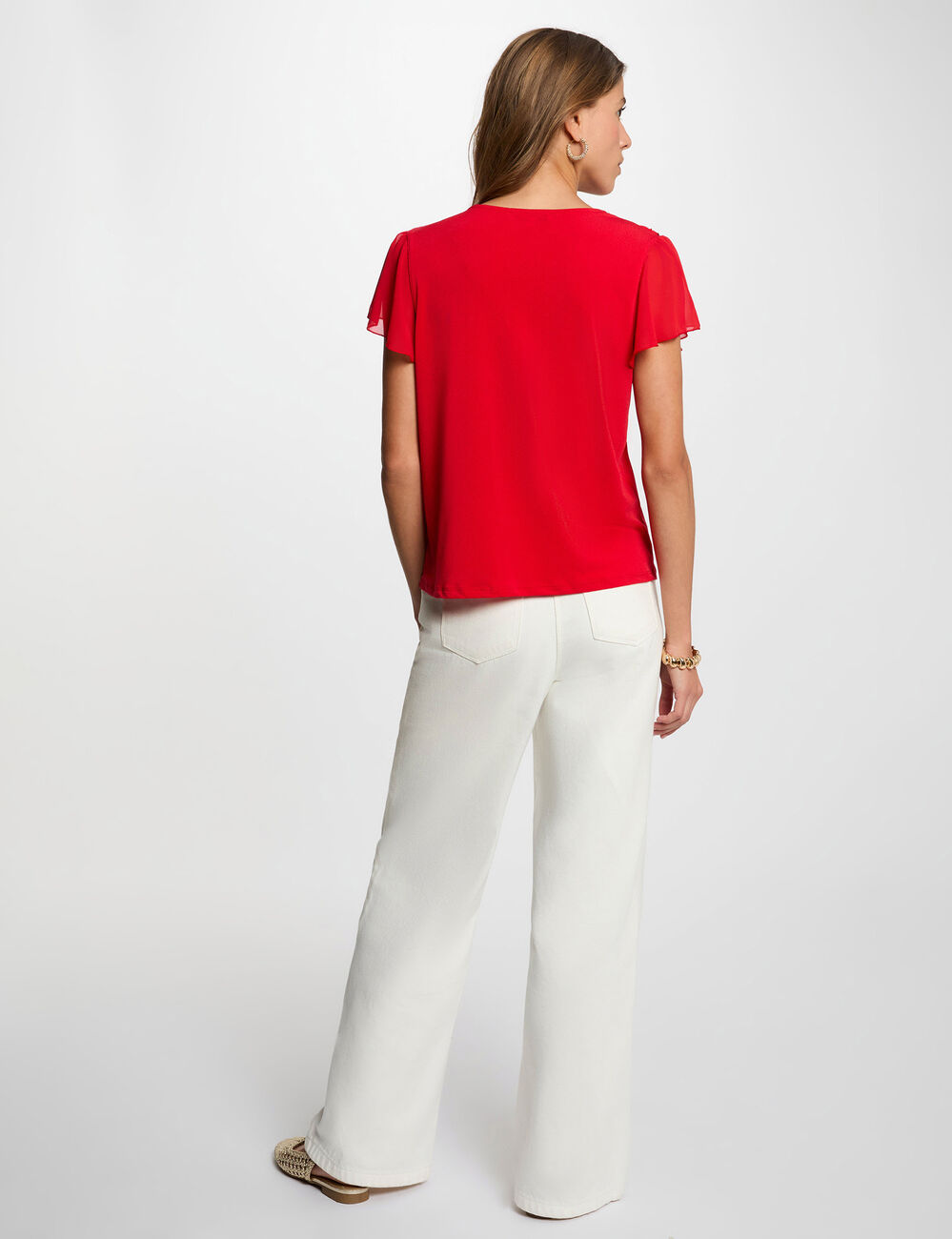 bright red women