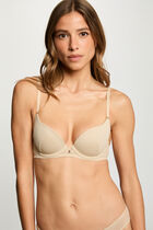 Padded bra beige women
