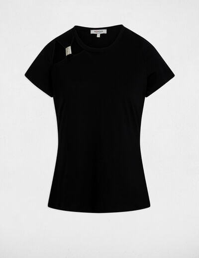 Short-sleeved t-shirt black women