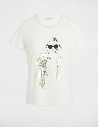 T-shirt with message white women