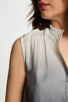 Chemise sans manches multicolore femme