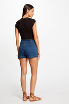 Short-sleeved t-shirt with lace black women