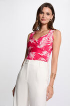 Sleeveless t-shirt multicolor women