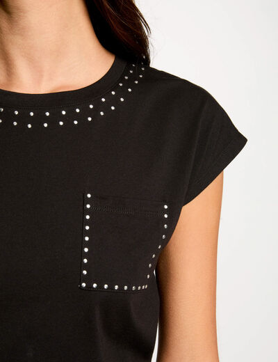 Short-sleeved t-shirt black women