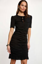 Fitted short dress black women