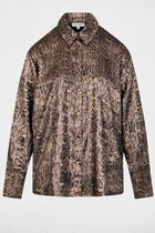 chemise satinee python multicolore femme multicolor women