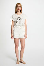 T-shirt with message white women