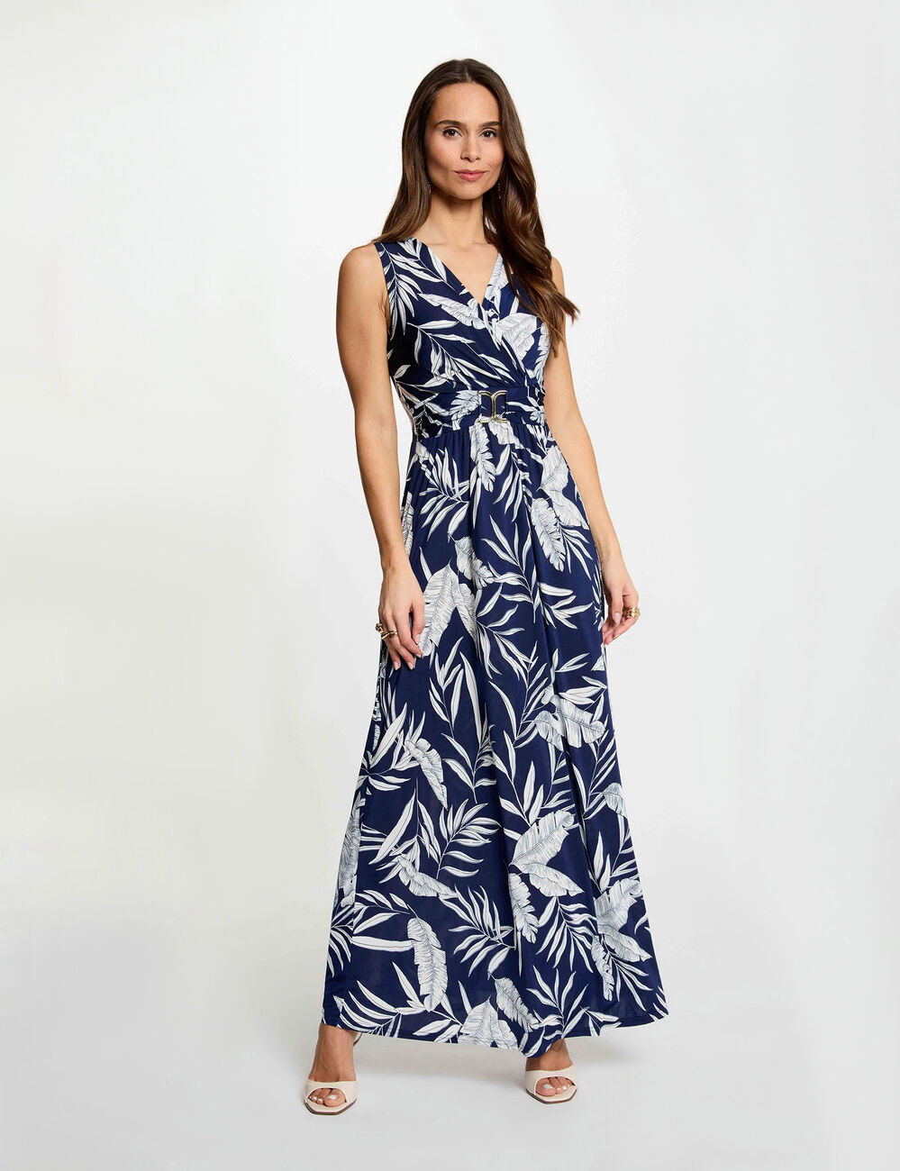 Long dress with neckline multicolor women