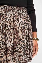 Jupe courte imprimée multicolore femme