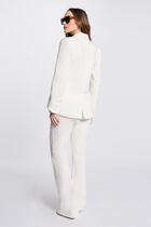 Buttoned blazer white women