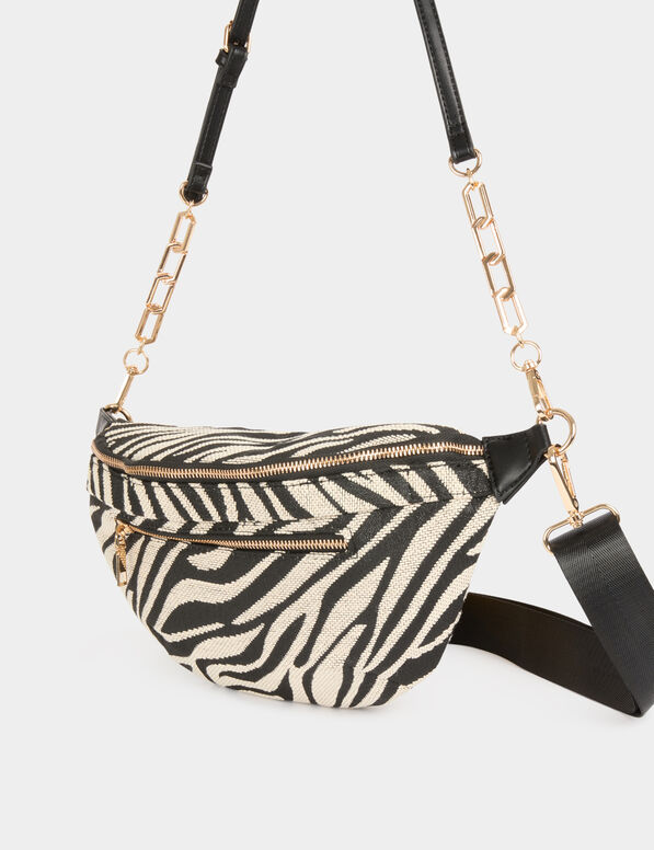 sling bag zebra print ivory women Sling bag zebra print ivory women