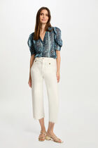 3/4-length sleeved shirt multicolored women