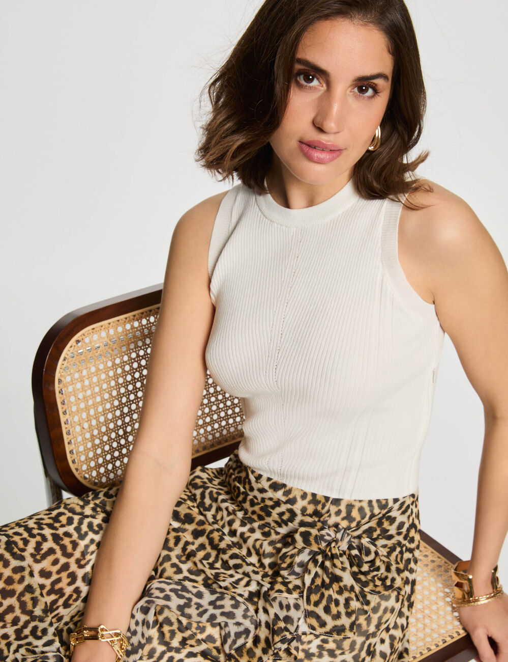 Printed A-line dress multicolor women