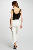 Vest top in lace black women