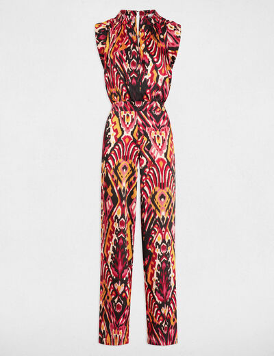 Printed jumpsuit multicolored women