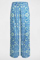 Printed wide-leg trousers multicolor women